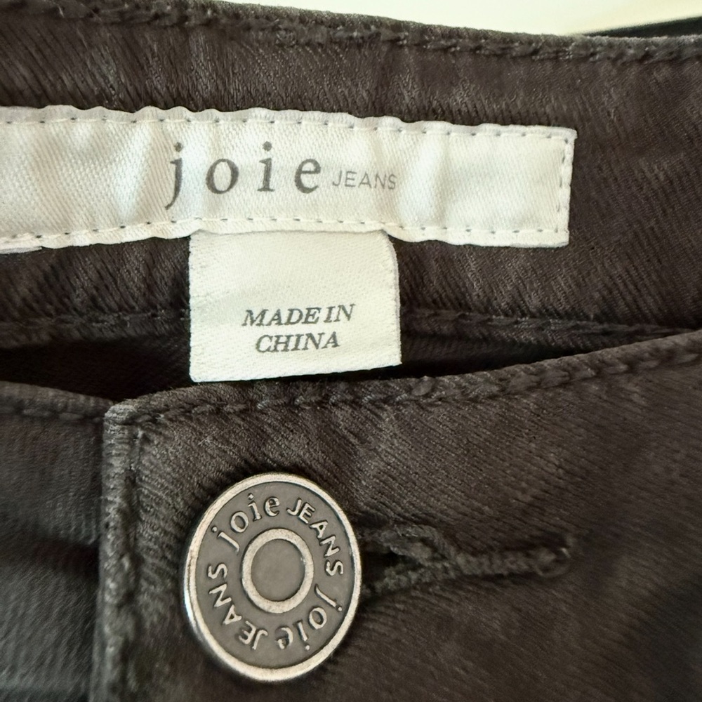🎉HOST PICK 🎉Joie Dark Olive So Real Skinny Cargo Jeans, size 32 - Picture 7 of 7